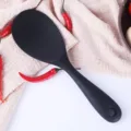 Cuchara de arroz de silicona negra utensilio de cocina antiadherente espátula resistente - Cuchara de Arroz / Negro