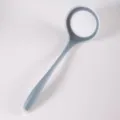 Cuchara espumadera de silicona resistente al calor cocina gris antiadherente utensilio - Espumadera
