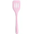 Espátula ranurada de silicona rosa para utensilios antiadherentes, herramienta de cocina. - Rosa Claro
