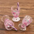 Miniature resin fruit drink cup charms DIY accessories for phone case keyring pendant 16x33mm - 7