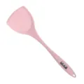 Espátula de cocina de silicona rosa resistente al calor utensilio de cocina ergonómico - Rosa