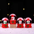 Weihnachts-Schneekugeln Set mit Weihnachtsmann Figuren für festliche Tischdekoration Geschenke. - 45# Mini-Kristallkugel / Neuer Stil (8F203)