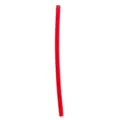 Pajita de silicona roja, pajita reutilizable para niños y uso diario, tubo flexible suave. - Rojo