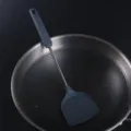 Espatula de silicona con mango de acero inoxidable para wok antiadherente cocina - Espátula de Comida