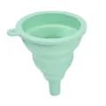 Embudo de silicona plegable en verde claro, utensilio de cocina portátil y ahorrador. - Tipo plegable / S / Verde
