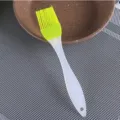 Silicone Basting Brush Green Head Translucent Handle For Baking BBQ Cooking Pastry 1pc - Green