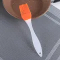 Silicone Basting Brush Heat Resistant Baking Oil Brush Kitchen BBQ Cooking Tool Orange - Orange