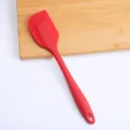 Spatola da cucina in silicone rosso antiaderente utensile da cottura con foro - Spatola Grande / Rosso