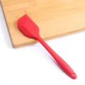 Spatola in silicone rosso utensile da cucina antiaderente per cottura con foro appendi - Piccolo raschietto / Rosso