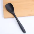 Spatola da cucina in silicone nero cucchiaio antiaderente per pentole utensile pratico. - Paletta / Nero