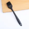 Pennello da cucina in silicone nero per cottura e olio, con foro per appenderlo facilmente. - Pennello per Olio / Nero