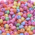 Colorful acrylic resin striped round beads for kids DIY jewelry making crafts 100pcs - Style 13 / 100pcs Pack