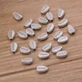 Alloy double-sided leaf beads spacer small hole DIY jewelry making necklace bracelet connectors - Teardrop Leaf Style (2) / 6X8mm / Antique Silver