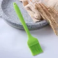 Pennello da cucina in silicone verde per cottura, barbecue, olio e pasticceria. - Grande (25cm) / Verde