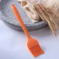 Pennello da cucina in silicone arancione per olio pasticceria barbecue strumento utile - Grande (25cm) / Arancione