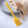 Pennello da cucina in silicone per pasticceria e barbecue colore giallo manico ergonomico - Grande (25cm) / Giallo