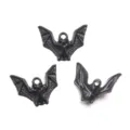 Zwarte vleermuis hanger DIY sieraden accessoire, elektroforese afwerking, Halloween. - Vleermuis Stijl (2)