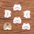 Leuke Geemailleerde Kat Bedels Legering Verguld DIY voor Sieraden Maken Accessoires. - Stijl 11