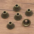 Antique bronze bead caps spacer findings for DIY jewelry making bracelets necklaces crafts - 993 Style (993) / 8x14mm