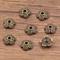 Antique Bronze Flower Bead Caps DIY Jewelry Findings Spacer Beads Craft Variant - 4013 Style (4013) / 1 Piece/Pack (3x8mm) / Antique Bronze
