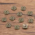 Antique bronze flower metal spacer beads for DIY bracelet necklace jewelry findings - 4033 Style (4033) / 1 Piece Pack (2x7mm) / Antique Bronze