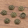 Antique bronze flower bead caps alloy DIY spacer beads for bracelet necklace jewelry making - 4226 Style (4226) / 4x12mm / Antique Bronze