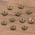 Antique bronze flower spacer beads alloy DIY jewelry making charms and pendants components - 4039 Style (4039) / 3x8mm / Antique Bronze