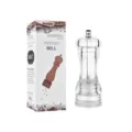 Moulin a poivre manuelle en acrylique transparent epice sel bouteille pour cuisine cuisson - 5 Pouces (Boîte Couleur)