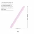 Rosa Silikon Nudelholz mit Edelstahlkern, 41cm antihaftbeschichtetes Backwerkzeug. - Rosa