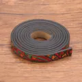 Cordon en cuir imprimé PU bracelet multicolore bricolage accessoire 120x1cm neuf - Motif 6 / 1 Pièce