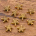 Antikgold Seestern Legierung Perlen kleines Loch DIY Schmuckherstellung Verbinder Zubehoer - Seestern / 9x10mm (0.7g)