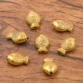 Antikgold Legierung Fisch Perlen für DIY Schmuckherstellung, Meerestiere Verbinder Anhänger. - 6.5x10mm (1g)