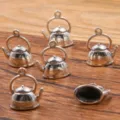 Mini silver teapot charm DIY zinc alloy pendant for handmade jewelry making and crafts decor - No.1 Antique Silver - Teapot Style / 17*20mm