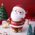 Cute Christmas Santa Claus money box and pen holder, perfect holiday desktop decoration gift. - Yellow Gift Standing (2109-7A) / Coin Bank