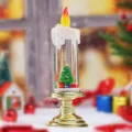 Weihnachten Schneekugel Kerzenlicht LED feiertag dekorative ornamente desktop geschenk - Weihnachtskristalllicht-Serie / 2255 Silber Weihnachtsbaum Geschenk