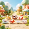 Cute animal crystal resin blind box figurine creative desktop decor and toy gift item - M468 Forest Sea Cute Beasts Crystal (6 Pcs) / Random One
