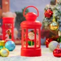 Christmas luminous handheld night light red tabletop ornament bedside ambiance lamp variant - Santa Claus (2208)