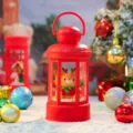 Christmas LED reindeer night light portable red lantern holiday bedroom desktop ornament decor - Christmas Deer (2208)