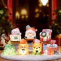 Christmas crystal glowing blind box ornament cute glowing festive desktop decoration - A111 Christmas Eve Blessing Spirit 6pcs / Random One