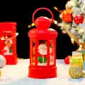 Weihnachts-Schneekugel-Laterne Weihnachtsmann dekorative festliche Beleuchtung Geschenk - Weihnachtskristalllicht-Serie / 2208 Weihnachtsmann