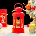 Weihnachts-Rentier-Schneekugel-Laterne dekoratives Licht festliches Geschenk Tischdekoration - Weihnachtskristalllicht-Serie / 2208 Rentier