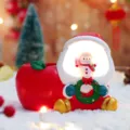 Niedlicher Weihnachtsmann Nachtlicht Tischornament, warme LED Beleuchtung Schlafzimmer Deko - Weihnachtsschneemann Nachtlicht Ornament (-50) / bunt
