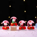 Weihnachten Weihnachtsmann leuchtende Schneekugel Mini Wasserball Desktop Dekoration Großhandel - 45# Mini-Kristallkugel / Neuer Stil (8F205)
