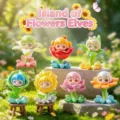 Cute Flower Fairy Blind Box Action Figure Toy Desktop Ornament Office Decor Gift - M515 Flower Island Elves - 6 Pcs / Random One