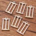 DIY zinc alloy mini saw tool charms pendants for handmade jewelry making crafting accessories - Saw Style (No.16) / 15*27mm / Antique Silver