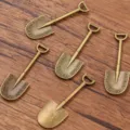 Bronze mini shovel metal charms DIY jewelry pendants alloy accessories creative craft supplies - Small Spade Style (No.2) / 15*44mm / Antique Bronze