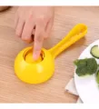 Stampo per riso in plastica gialla palla curry cupola cucina DIY cottura dettaglio - Giallo brillante