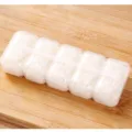 Stampi per sushi in plastica trasparente a 5 scomparti creatore di polpette di riso - Trasparente