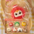 Cute blind box toy keychain trendy figurine cute animal fruit design candy sealed package pendant - 7042 Bento Squishy Toys, Set of 6 / Random One