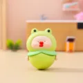 Süße grüne Frosch Figur Spielzeug Desktop Dekoration kreatives Ornament Geschenk Zimmer - Bobo Frosch (1199-6) / Grün